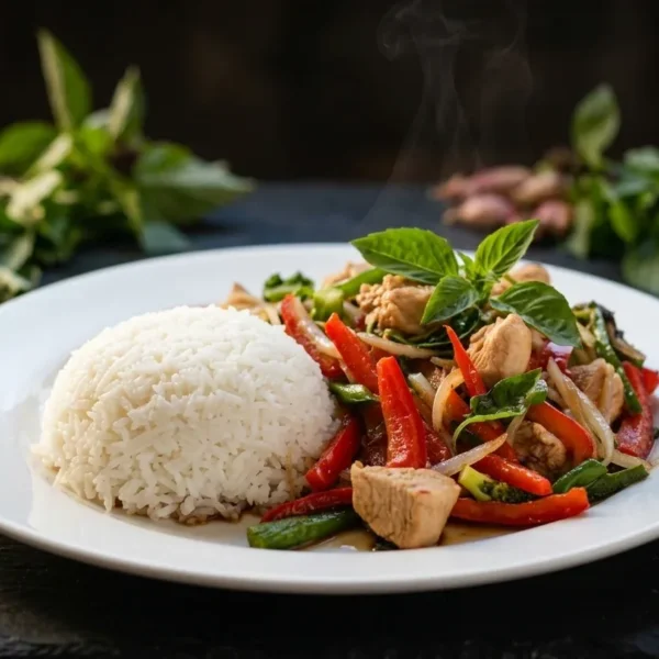 Pollo con Albahaca - Thai Thai Mérida